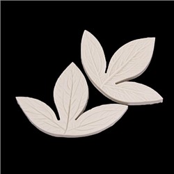 Силиконовый молд - вайнер "Листик №20" 12,5*9,5 см