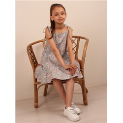 Сарафан МЛШ-4 "Барбариска" серый-розовый