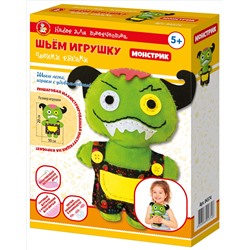 Мягкая игрушка из плюша «Монстрик» своими руками