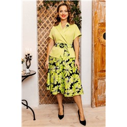 Мода Юрс 2641-1 салатовый, Юбка,  Жакет