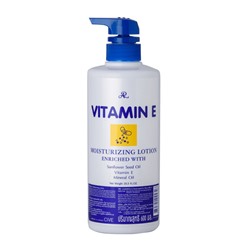 VITAMIN E Moisturising Lotion Enriched with Sunflower Seed Oil, AR (Увлажняющий лосьон с ВИТАМИНОМ Е, обогащенный маслом подсолнуха), 600 мл.