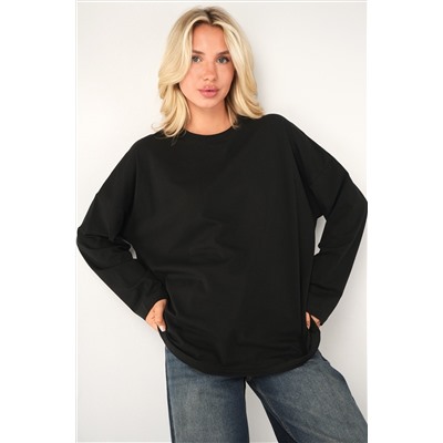 Женский лонгслив оверсайз Happyfox