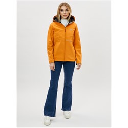 Ветровка MTFORCE женская softshell оранжевого цвета 22007O