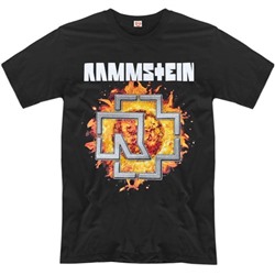 Футболка "Rammstein" (logo, flame)