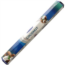 COCONUT, Satya (Благовония КОКОС, Успех. Устраняет препятствия, Сатья), шестигранник, 20 палочек.