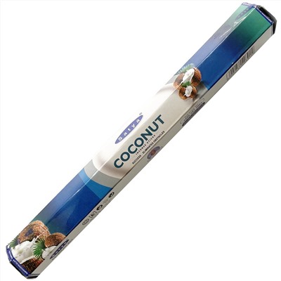 COCONUT, Satya (Благовония КОКОС, Успех. Устраняет препятствия, Сатья), шестигранник, 20 палочек.