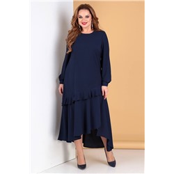 Liona Style 722 темно-синий, Платье