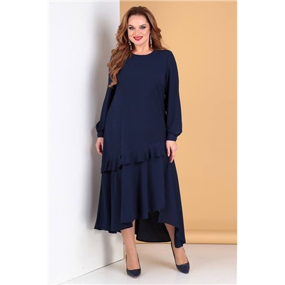 Liona Style 722 темно-синий, Платье