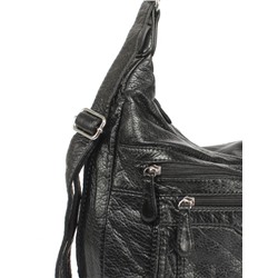 Сумка женская искусственная кожа Guecca-RY 102,   (рюкзак-change)  2отд,  черный 257396