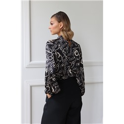 Блузка со сборкой по переду