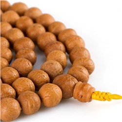 Чётки-Мала из семян дерева БОДХИ (бусины по 12-13 мм., длина 78-80 см.), 1 шт.