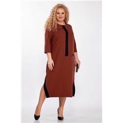 Michel chic 2073 кирпичный, Платье