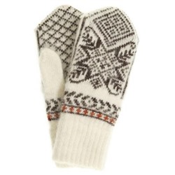 Варежки женские "Снежинка с ромбом" ПП 3230-5