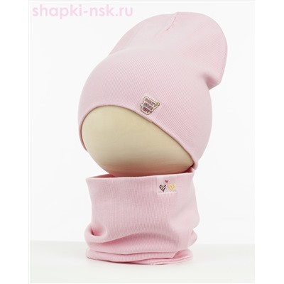 02-64-LT Комплект (шапка+снуд) (52-54)