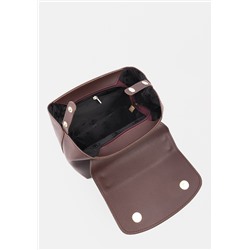 Сумка бордовая с широким ремнем №1530