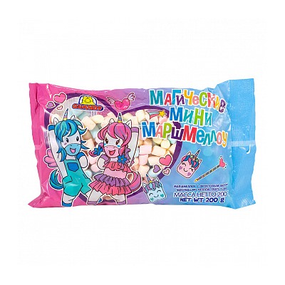 Маршмеллоу Guandy мини фруктовые, (цветные) 200 г
