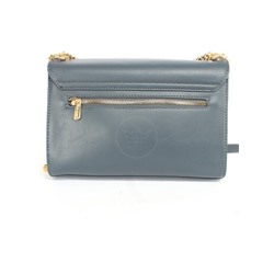Сумка женская искусственная кожа DJ-СМ 6726-NAVY,  1отд,  плечевой ремень  (цепочка),  синий 256051