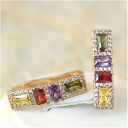 Серьги позолота H01-5806