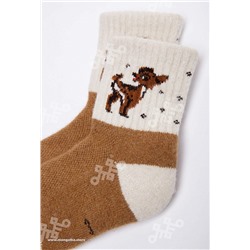 Носки детские из монгольской шерсти          (арт. 02154)