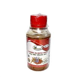 FLAXSEED OIL Extra Virgin, Karmeshu (ЛЬНЯНОЕ МАСЛО первого отжима, Кармешу), 100 мл.