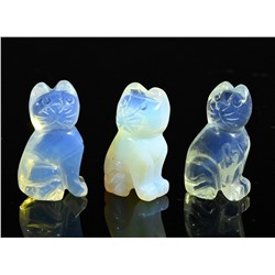 Кошка из лунного камня 21*15*36мм