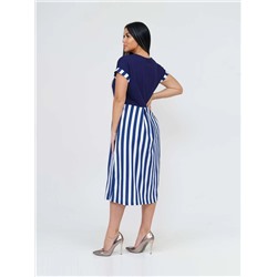 Платье женское Текс-Плюс, цвет синий белый