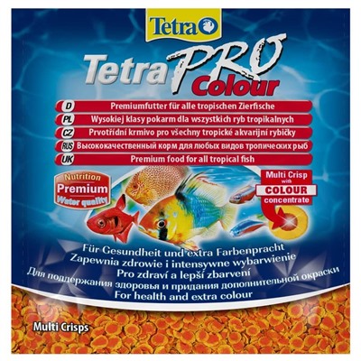 Корм для рыб Тетра Pro Color ( чипсы 12г) 149366АГ