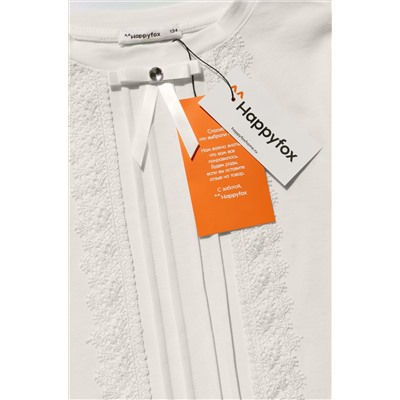 Блузка для девочки с длинным рукавом Happyfox