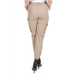 A655-9 DARK BEIGE Джоггеры женские Overlord Eagle (100% лён) размер W25