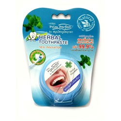 PRIM PERFECT Herbal Toothpaste, Saffron Laboratories (ПРИМ ПЕРФЕКТ растительная зубная паста), блистер 25 г. - СРОК ГОДНОСТИ ДО 25 ИЮНЯ 2025 ГОДА