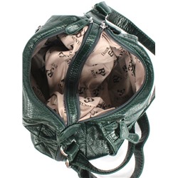 Сумка женская искусственная кожа Guecca-1666,  2отд,  плечевой ремень,  зеленый 257394