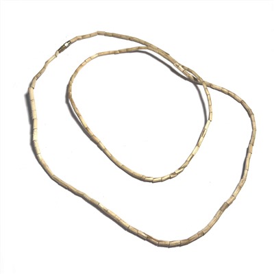 Кантхималы двухрядные из дерева ТУЛАСИ (длина нити 80-83 см.), 1 шт.