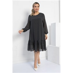 Платье Вуаль (черное) П12839-25М