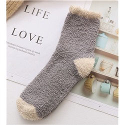 Махровые носки р.35-40 "Plush" Серые