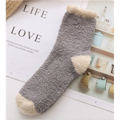 Махровые носки р.35-40 "Plush" Серые