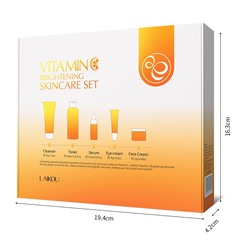 Набор уходовой косметики с витамином С из 5 средств В КОРОБКЕ Laikou