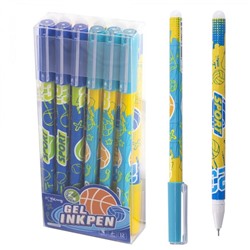 Ручка ПИШИ-СТИРАЙ гел. син. Yalong  Sport-23 игольчатый цветн.корпус  YL222608