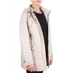 F806 BEIGE Ветровка женская CO-COCOPINE (85% хлопок, 15% полиэстер) размер 50 (идет на 56 российский)