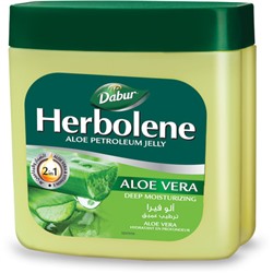Herbolene ALOE VERA Deep Moisturizing, Dabur (Вазелин для кожи С АЛОЭ (алое) ВЕРА И ВИТАМИНОМ Е, глубокое увлажнение, Дабур), 115 мл.