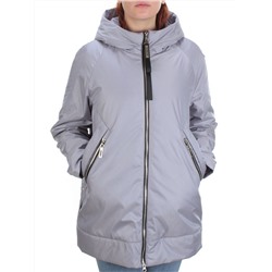 GWC21028P LIGHT GRAY Куртка демисезонная женская (100 гр. синтепон) PURELIFE размер 52