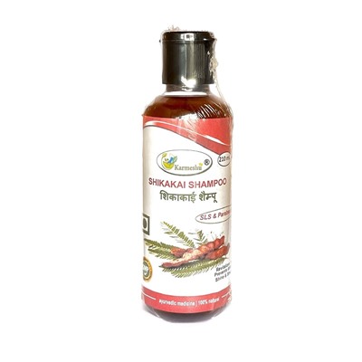 SHIKAKAI SHAMPOO, SLS & Paraben Free, Karmeshu (Шампунь ШИКАКАИ, без сульфатов и парабенов, Кармешу), 210 мл.