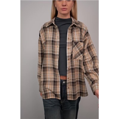 Рубашка женская в клетку Happyfox