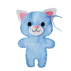 Мягкая игрушка из плюша «Кошечка» своими руками