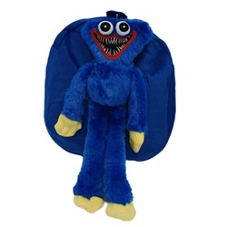 . Рюкзак с игрушкой Зубастик (синий) 32*28см АКЦИЯ! СКИДКА 10%