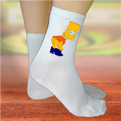 Носки женские с надписью "Bart"