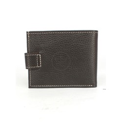 Портмоне мужское Croco-ПР-901 натуральная кожа 2 отд,  4 карм,  коричневый тем флотер/белая нитка (116/1)  255246