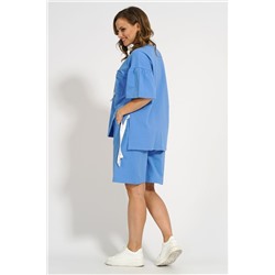 Медея и К 2164 голубой, Шорты,  Джемпер