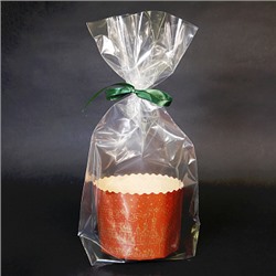 Пакет прозрачный с квадратным дном, 13*8,5 см, высота 35 см