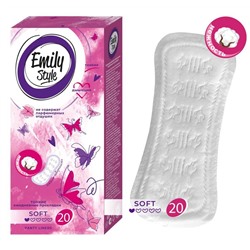EMILY STYLE Прокладки ежедневные CLASSIC 20шт (розовые)