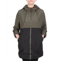 FY-197 SWAMP/BLACK Ветровка женская АЛИСА (65% хлопок, 35% полиэстер) размер 54